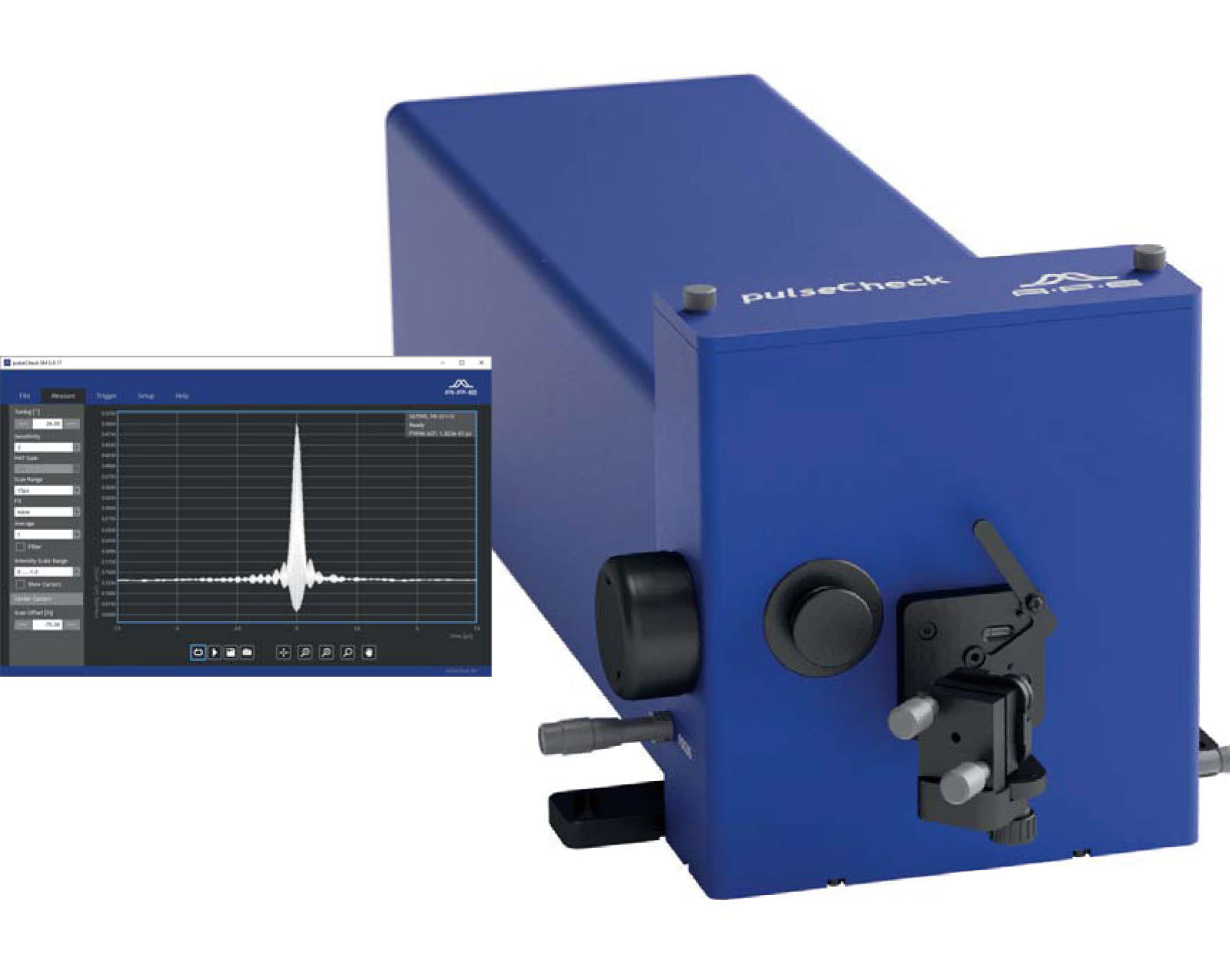 広帯域・⾼速⼀体型極短パルス幅測定器 pulseCheck SM2000